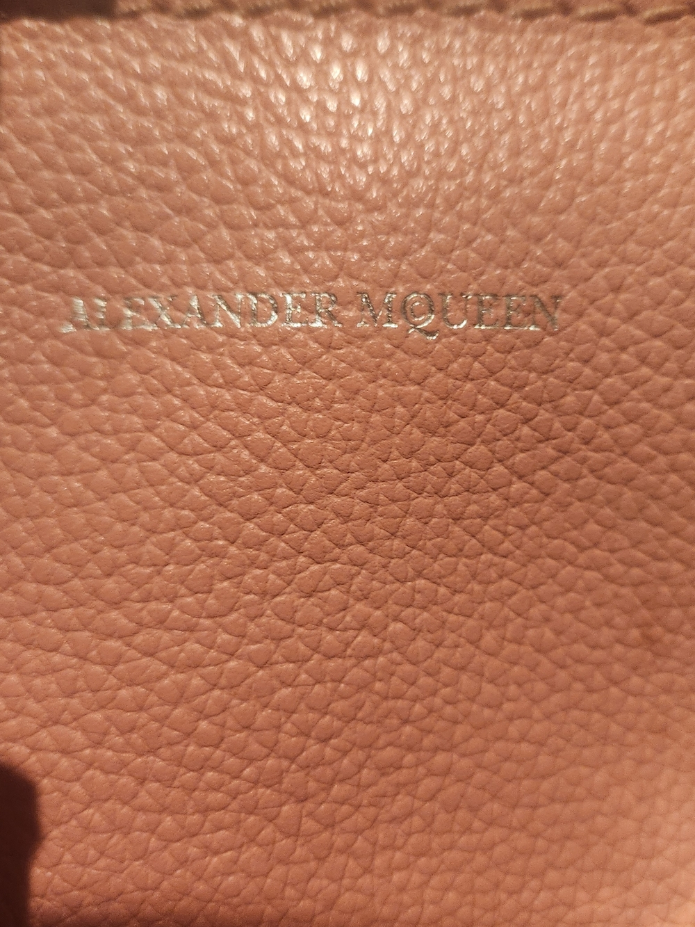 Alexander McQueen Pink Leather Mini Satchel with Silver Skull Charm - Picture 6 of 15